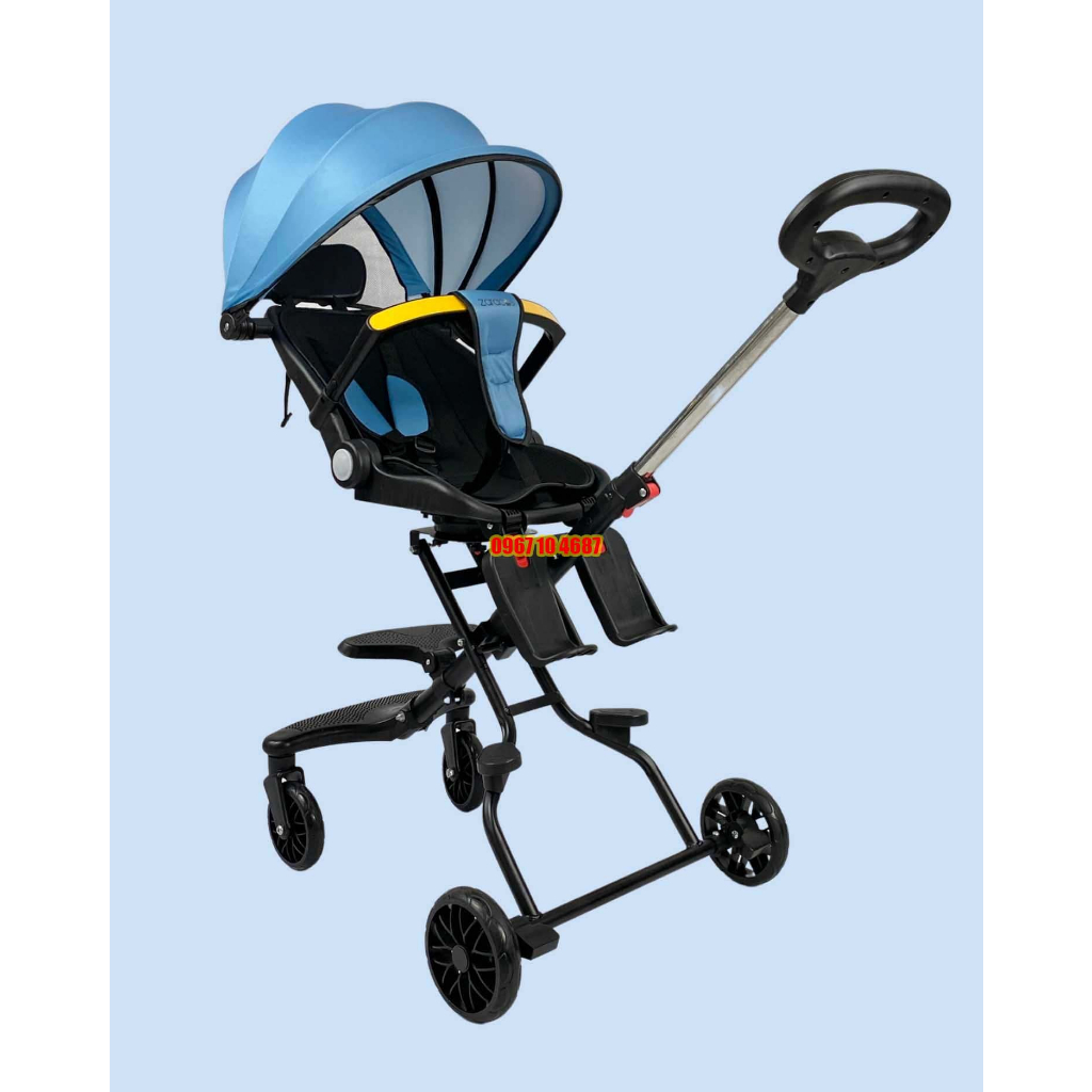 Xe đẩy gấp gọn cho bé Zaracos BARON 0136 nhiều màu