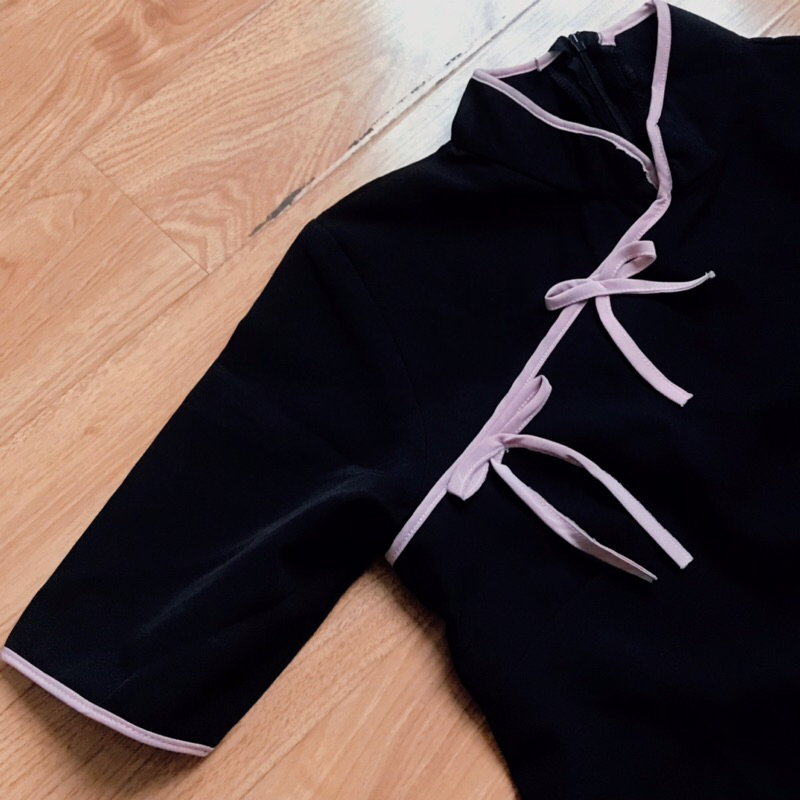 Pass Váy ngắn phong cách Trung Hoa