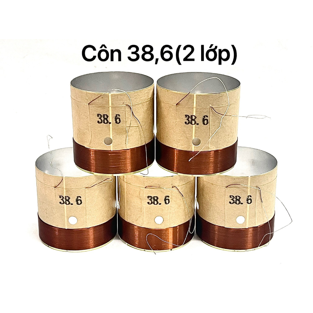 Combo 5 chiếc côn coil loa 38,6 ( 2 lớp )