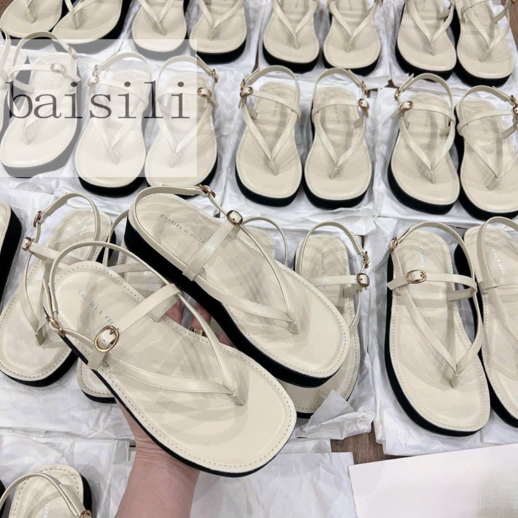 SANDAL XUỒNG NỮ BAISILI - GIÀY THỜI TRANG QUAI KẸP PHONG CÁCH NỮ TÍNH ĐẾ BẰNG BS230417