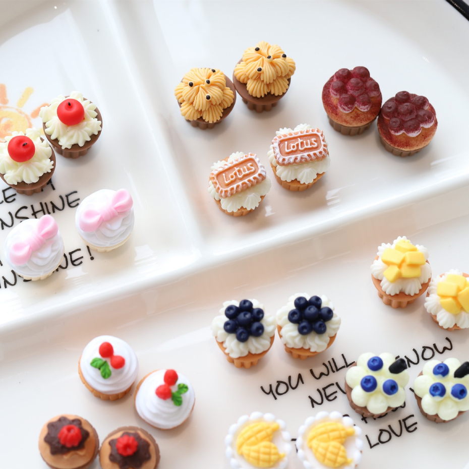 Charm  slime/ Dụng Cụ Charm Trang Trí  Hình Chai Bánh CupCake nhiều vị