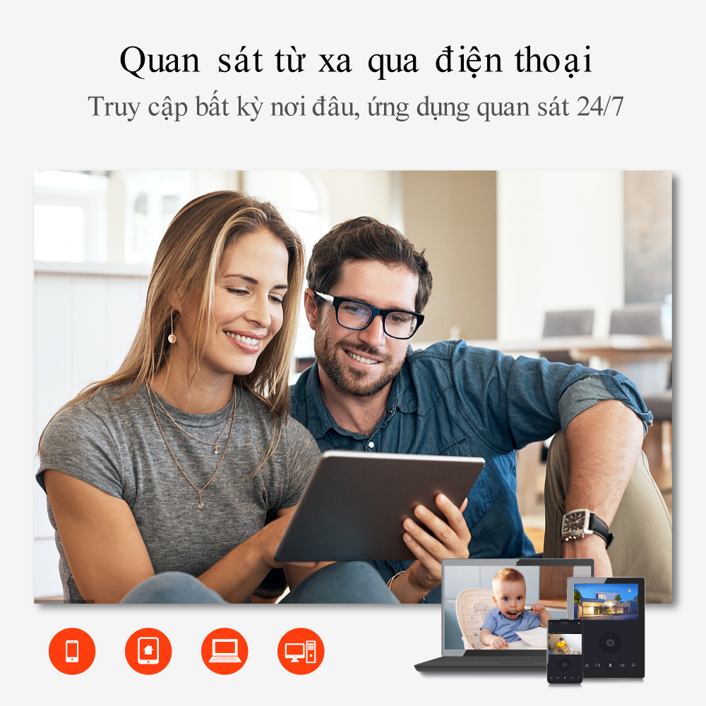 Camera WIFI Ngoài Trời Model D36 Xoay 360° Chống Nước Yoo See Full HD 5MP 36 Led Ban Đêm Trợ Sáng Đàm Thoại 2 Chiều