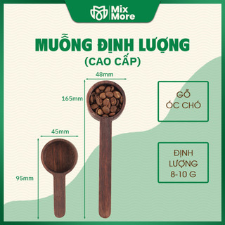 Muỗng/thìa định lượng gỗ cao cấp đong bột cà phê, trà từ Mixmore