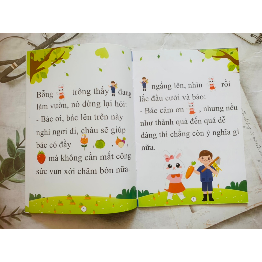 Sách - Truyện Chữ To Tư Duy Cho Bé Tập Đọc - Tập 5