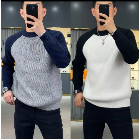 Áo Len Nam Cổ Tròn Hạt Gạo Dài Tay Chất Dày Dặn Cực Ấm Kiểu Dáng Sweater Hàn Quốc Fỏm Rộng Nhiều Màu AL143 Form Rộng