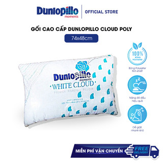 Ruột gối cao cấp Dunlopillo Cloud Poly - Bông mềm, thoáng mát, chống mỏi vai gáy