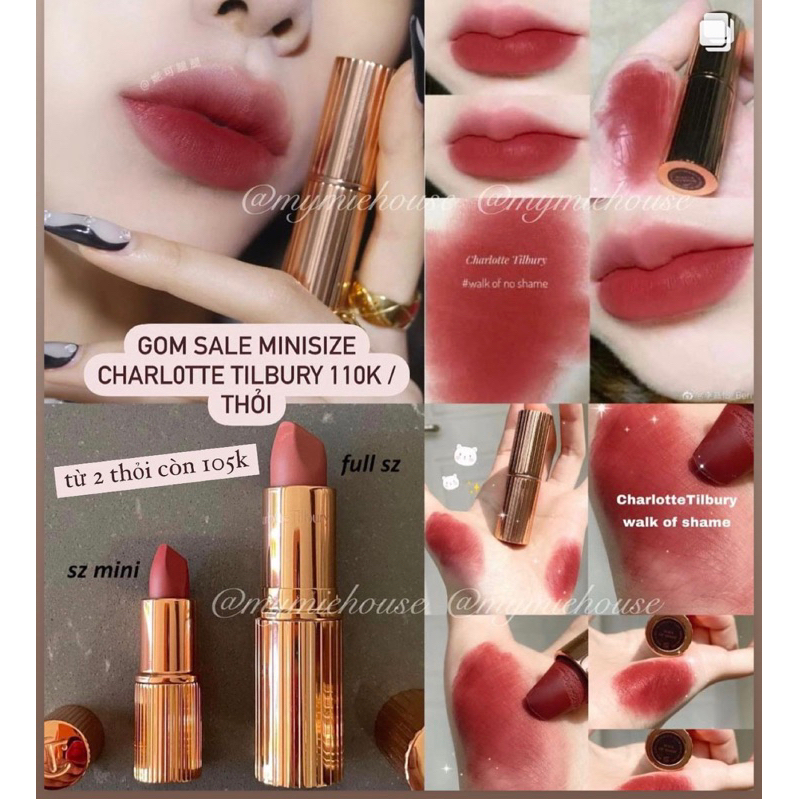 Son Minisize Charlotte Tilbury WALK OF NO SHAME 1.1G
