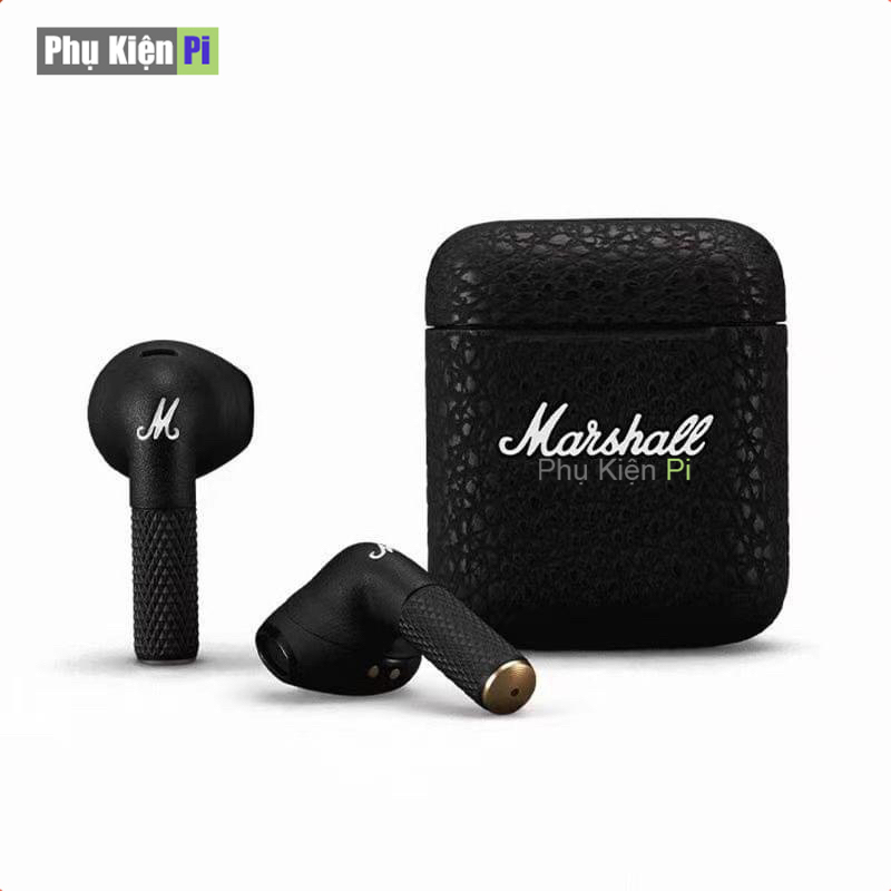 Tai nghe Bluetooth Không Dây Marshall Minor III Chất Lượng Cao Kiểu Dáng Hiện Đại Thiết Kế Vân Nổi