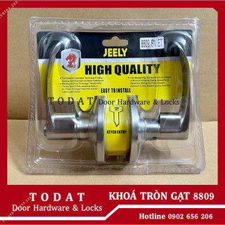 Khoá tròn gạt inox jeely 8809