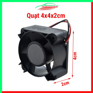 Quạt tản nhiệt 12V hàng bãi tốc độ cao 4x4cm 0,1A