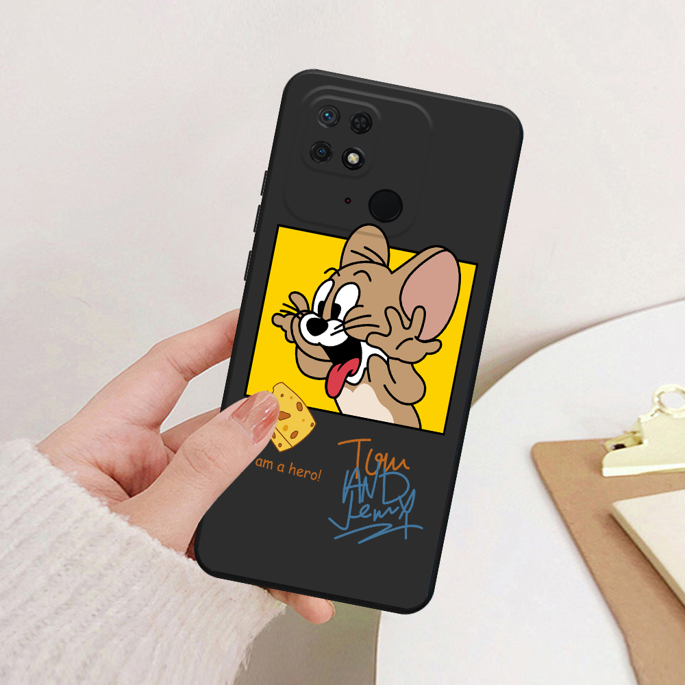 Ốp Xiaomi Redmi 9C / Redmi 10C in hình Tom và Jerry đáng yêu