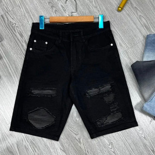quần short jean nam lửng,quần bò ngố nam đẹp chất jean co giãn tốt giá rẻ2