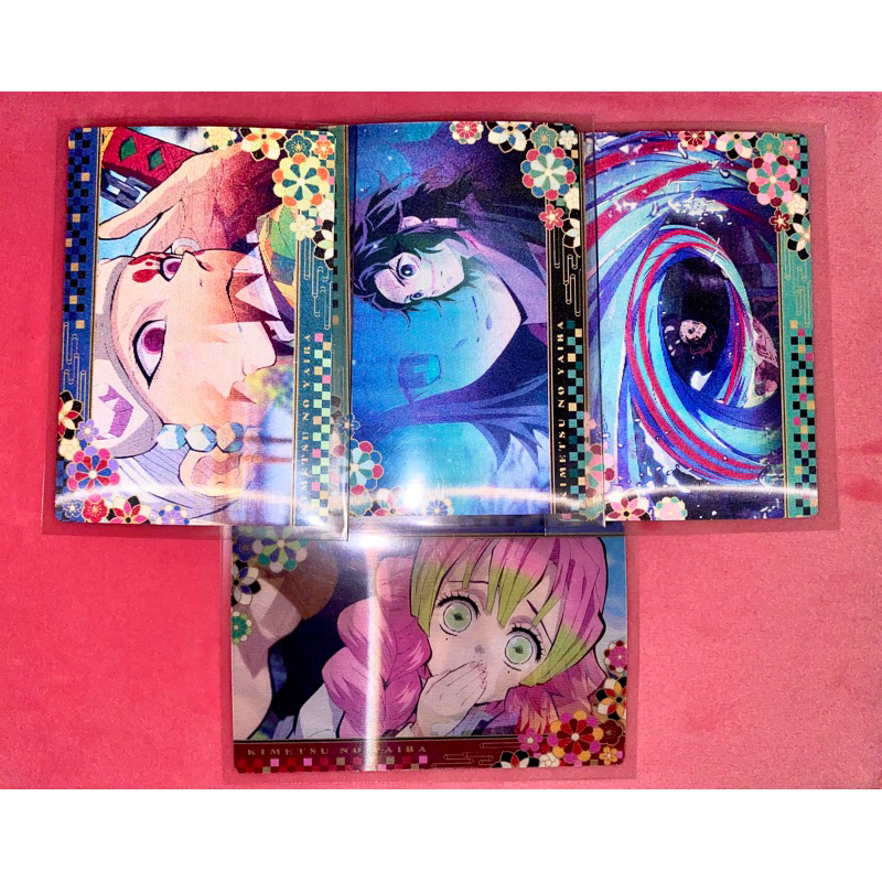 Card kimetsu no yaiba lenti 3D