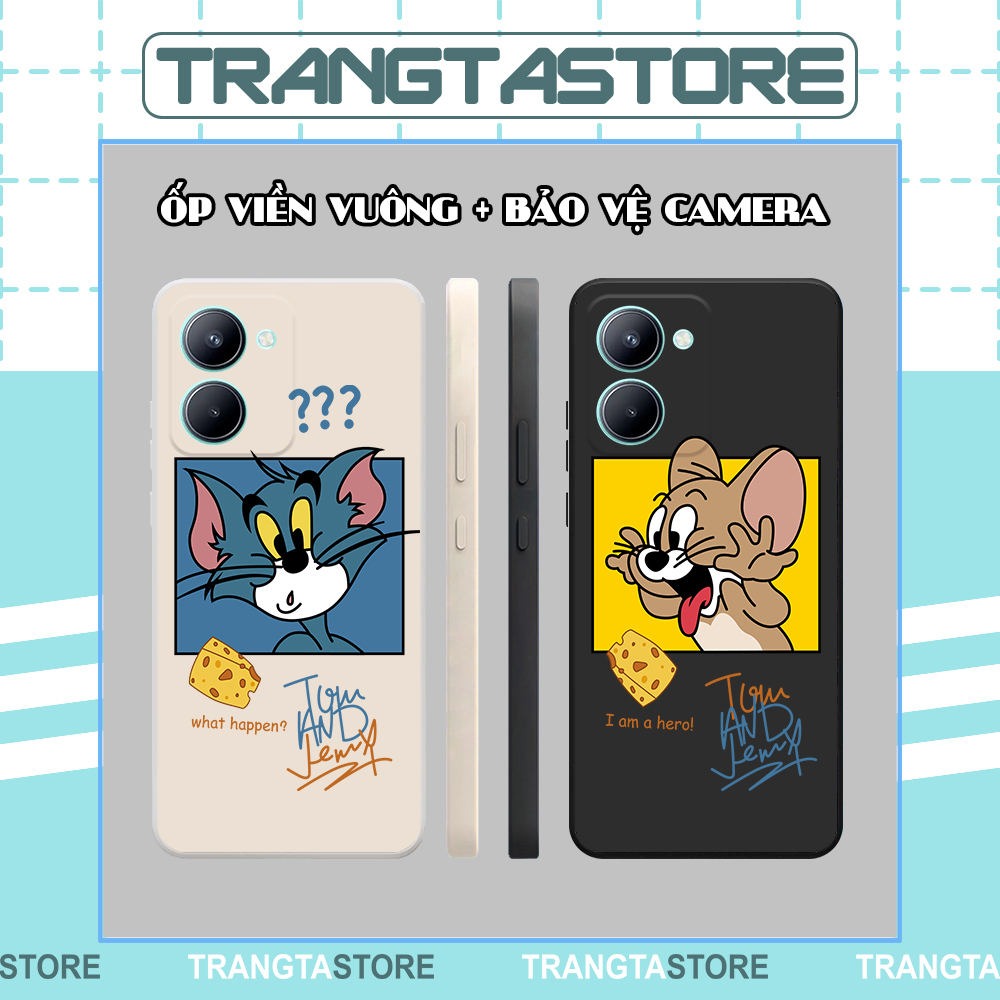Ốp Realme C33 in hình Tom và Jerry đáng yêu