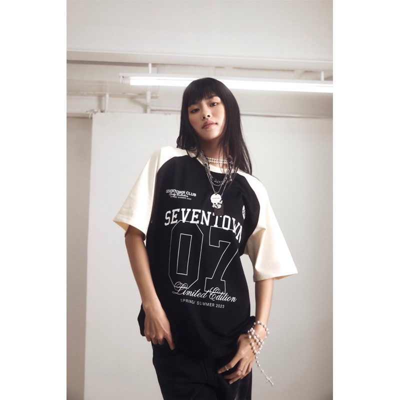 Áo Thun Unisex SEVENTOWN SPORTY RAGLAN LIMITED Local Brand