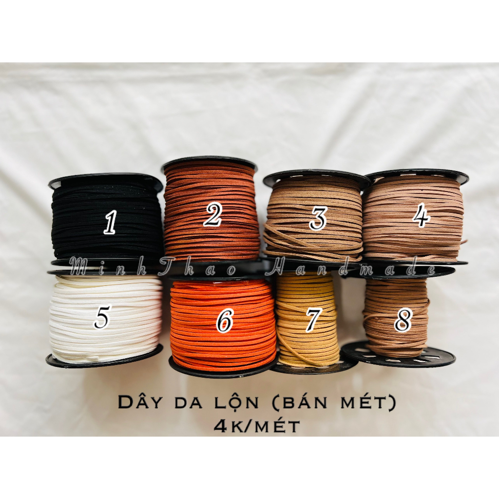 Dây da lộn bán mét