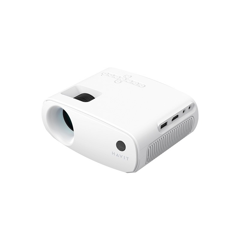 Máy Chiếu Mini HAVIT PJ207 PRO Chính Hãng - Full HD 1080p - Hệ Điều Hành Android TV 9.0 - Wifi - Bảo Hành 12 Tháng