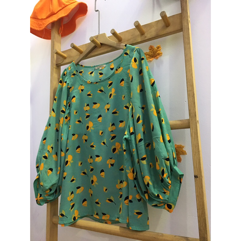 Áo voan tay bồng xinh tươi size M
