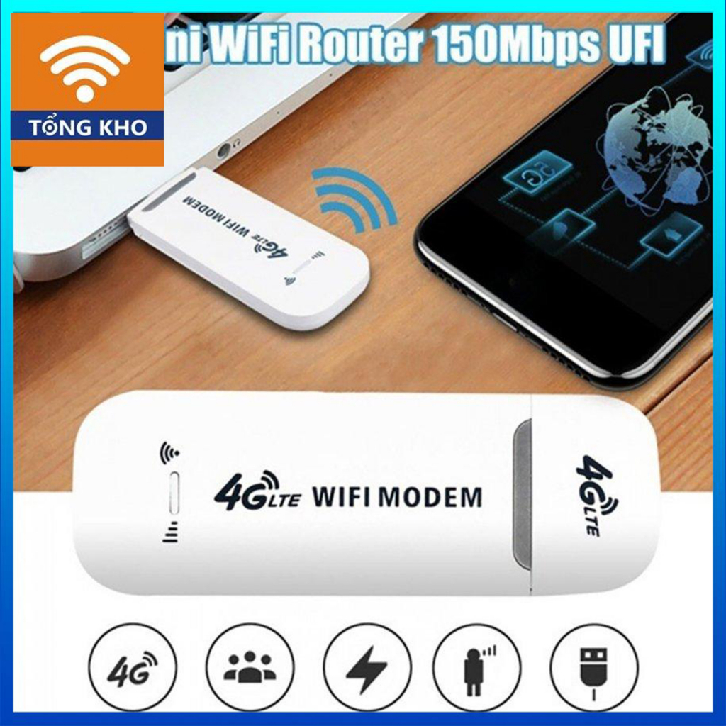 Cục phát wifi 4G, USB phát wifi 4G siêu bền, dùng cho ô tô và nơi không có internet