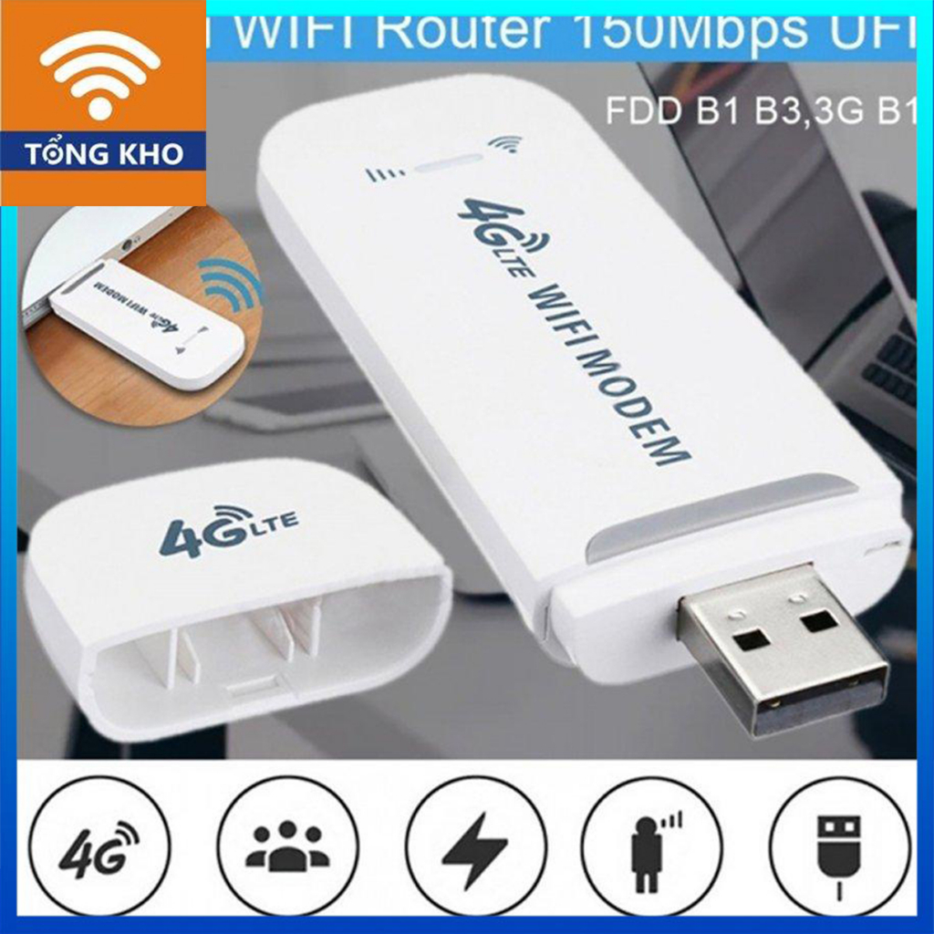 Cục phát wifi 4G, USB phát wifi 4G siêu bền, dùng cho ô tô và nơi không có internet