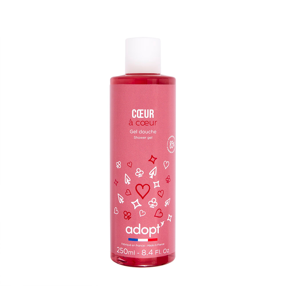 Sữa tắm Adopt 250 ml chính hãng Pháp trắng da hương hoa hồng chính hãng Pháp