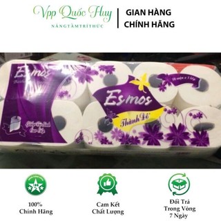 Giấy vệ sinh Emos ( Việt Nga) trắng - 10 cuộn 3 lớp
