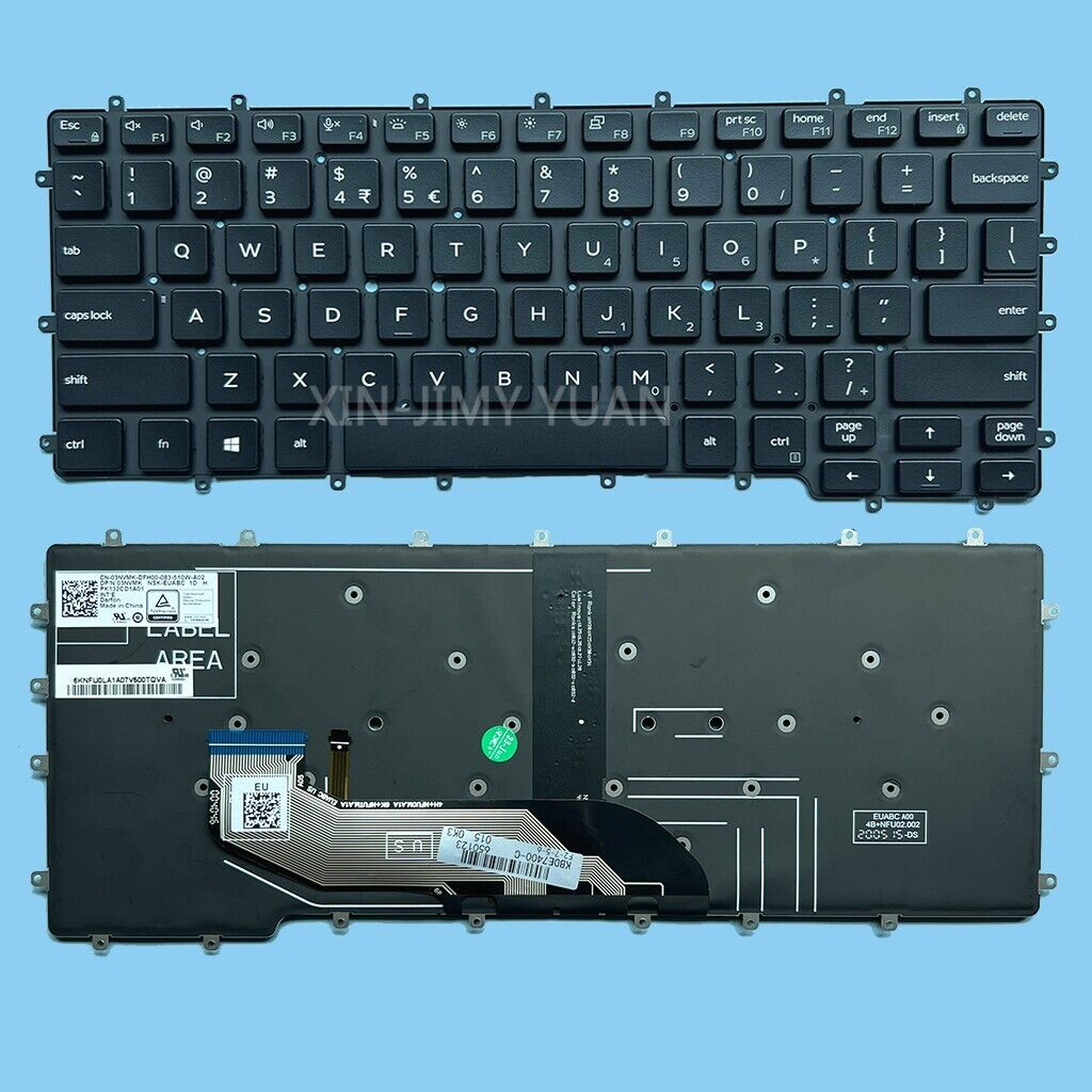 Bàn phím [NEW] Dell Latitude 7400 2 in 1 9410 2 in 1 CÓ LED Backlit US Keyboard