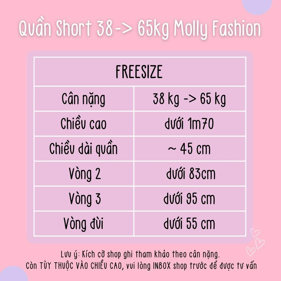 Quần Short hoạt hình CINNAMOROLL Unisex dành cho nam nữ mặc nhà 38-65kg Molly Fashion