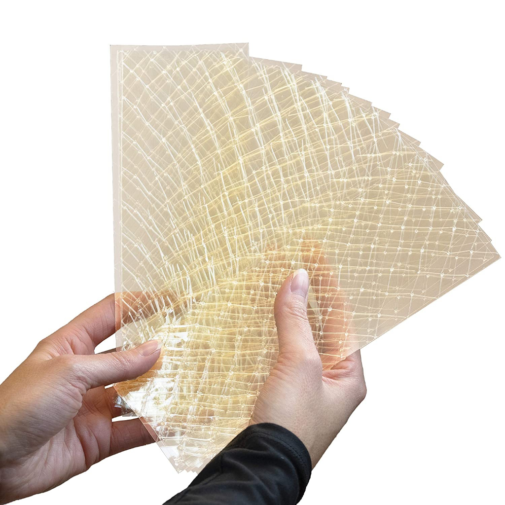 1 Lá gelatine hàng Đức hiệu Ewald  làm panna cotta, bánh kẹo, thạch, nấu chè