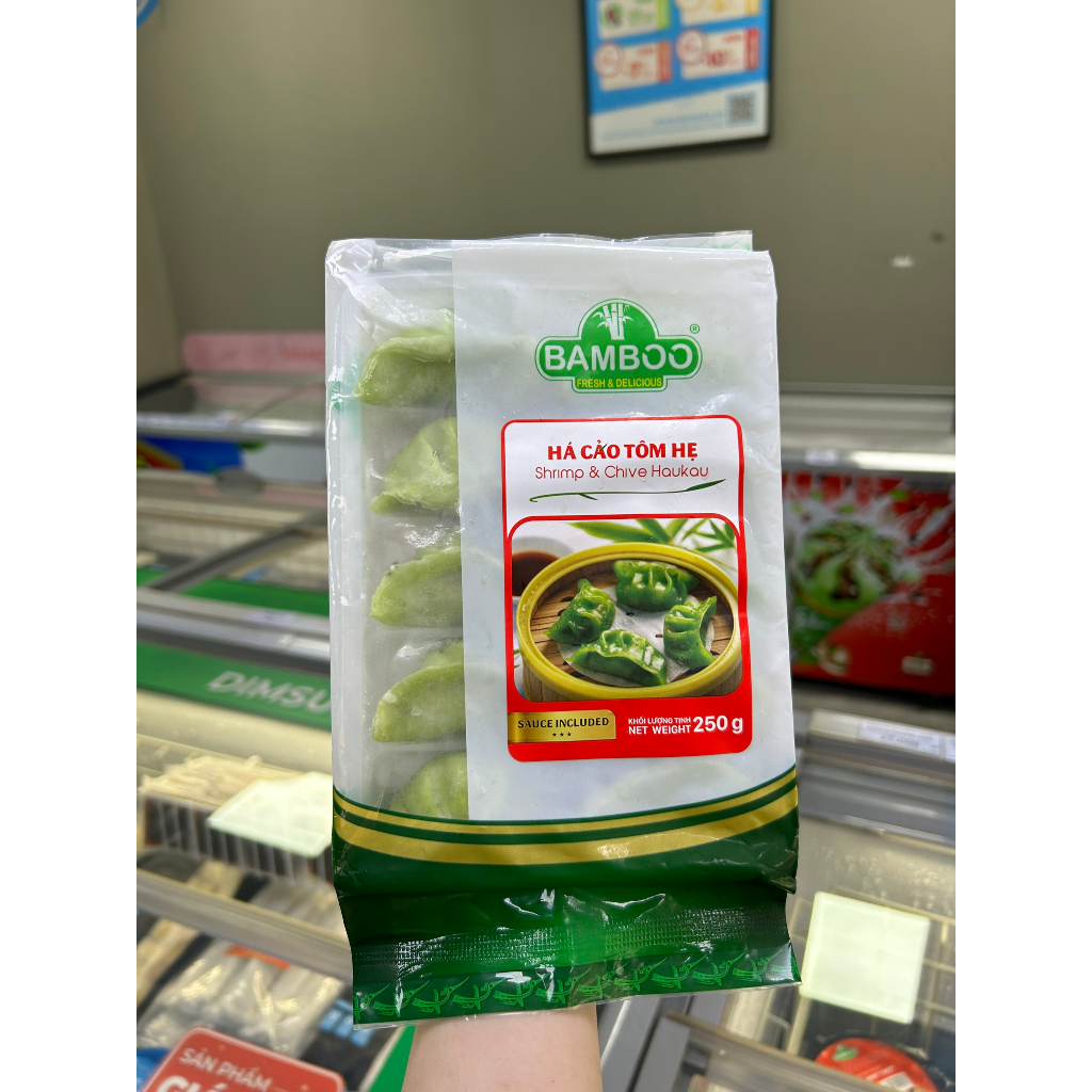 Bonzon - Há cảo tôm hẹ Bamboo 250gr