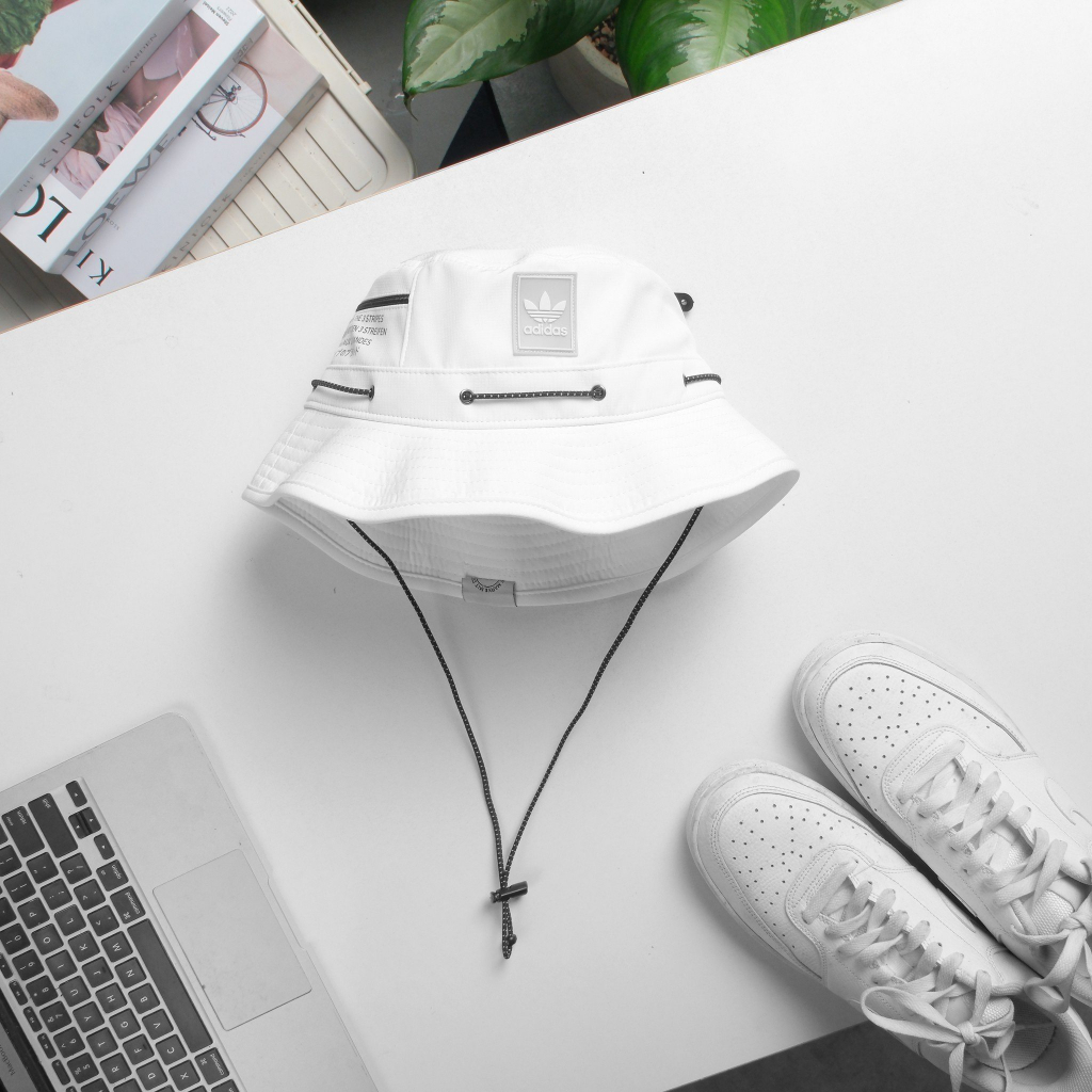 Mũ bucket nam nữ. Mũ Adiidass kèm dây đeo