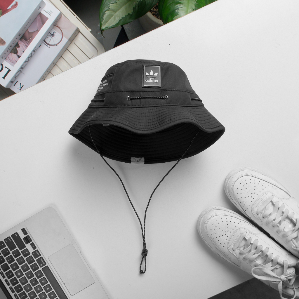 Mũ bucket nam nữ. Mũ Adiidass kèm dây đeo