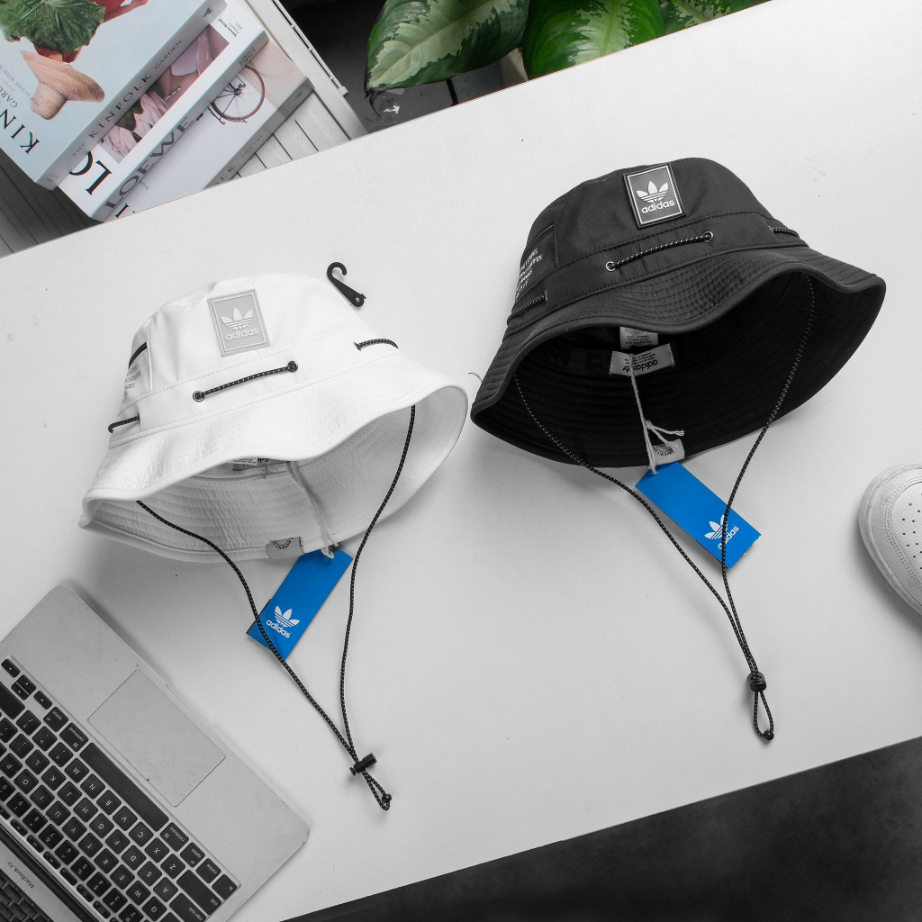 Mũ bucket nam nữ. Mũ Adiidass kèm dây đeo