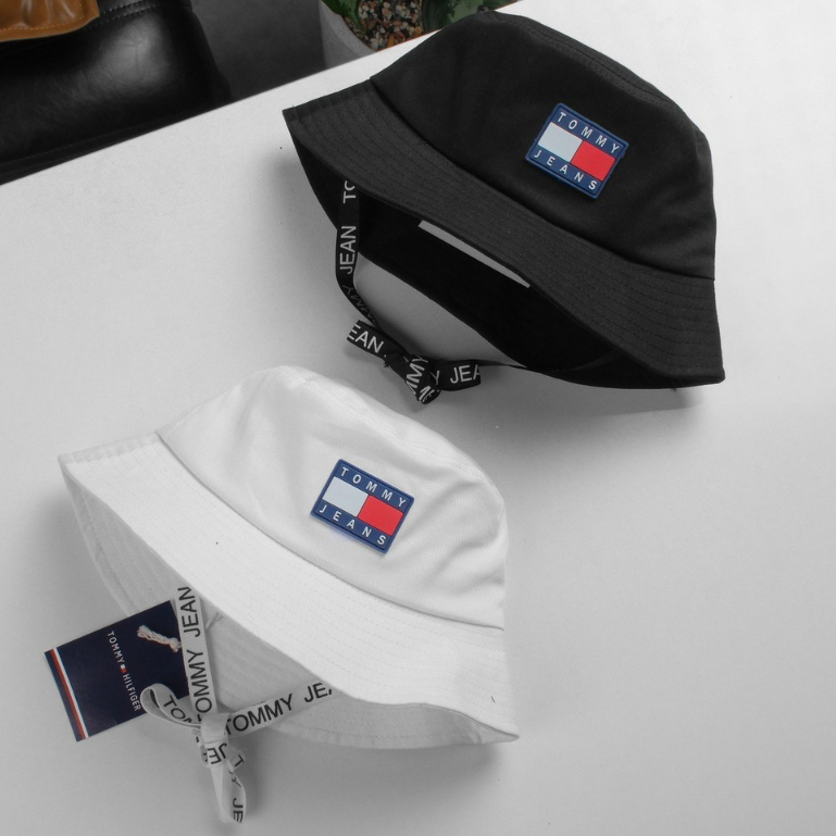 Mũ bucket nam nữ. Nón vành tròn kèm dây đeo Tommyy mẫu mới