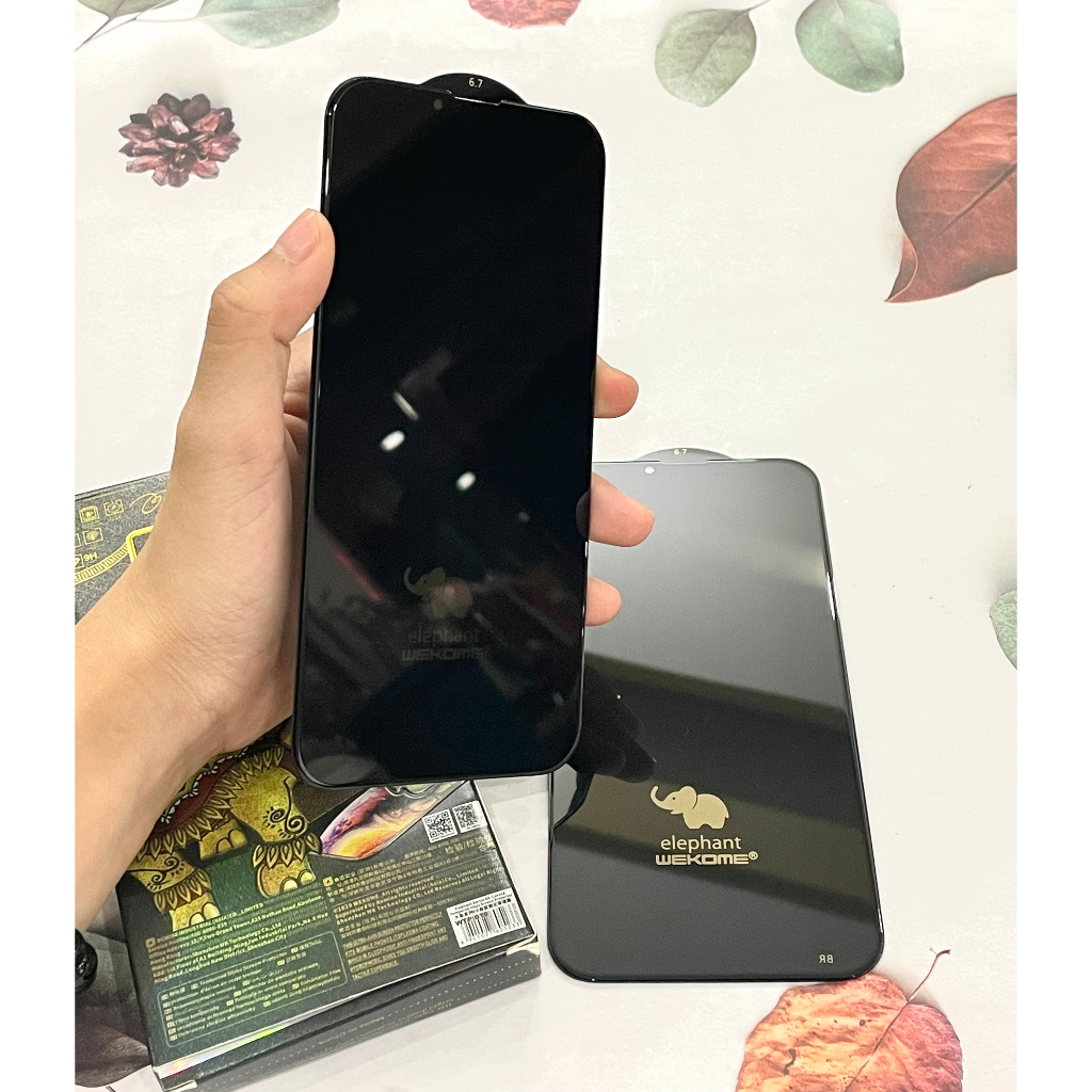 KÍNH SIÊU CƯỜNG LỰC CHỐNG NHÌN TRỘM  Elephant Con Voi dành cho X/XSM 11 PRO MAX 12 PRO MAX 13PRO MAX 14 14PLUS 14PROMAX