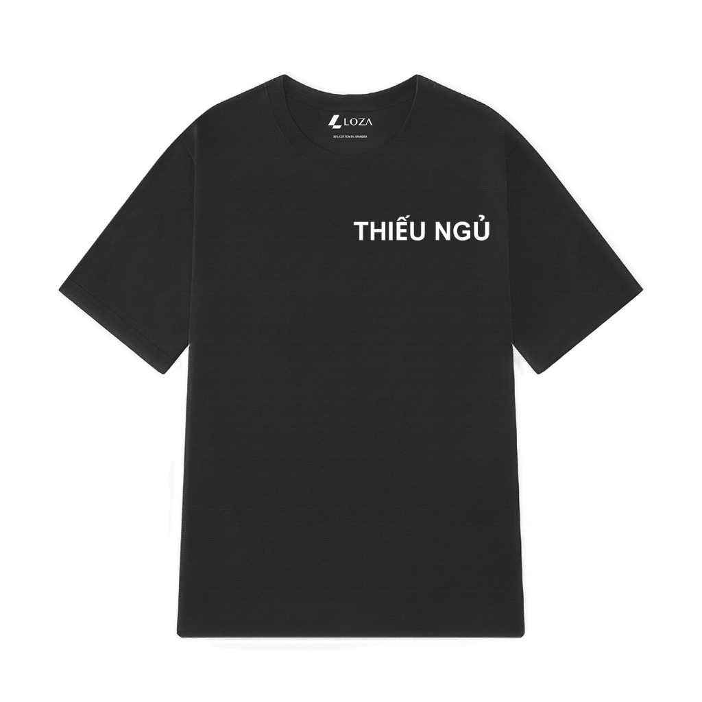 Áo phông nam nữ in chữ "Thiếu ngủ" - Áo thun Unisex nam nữ U003