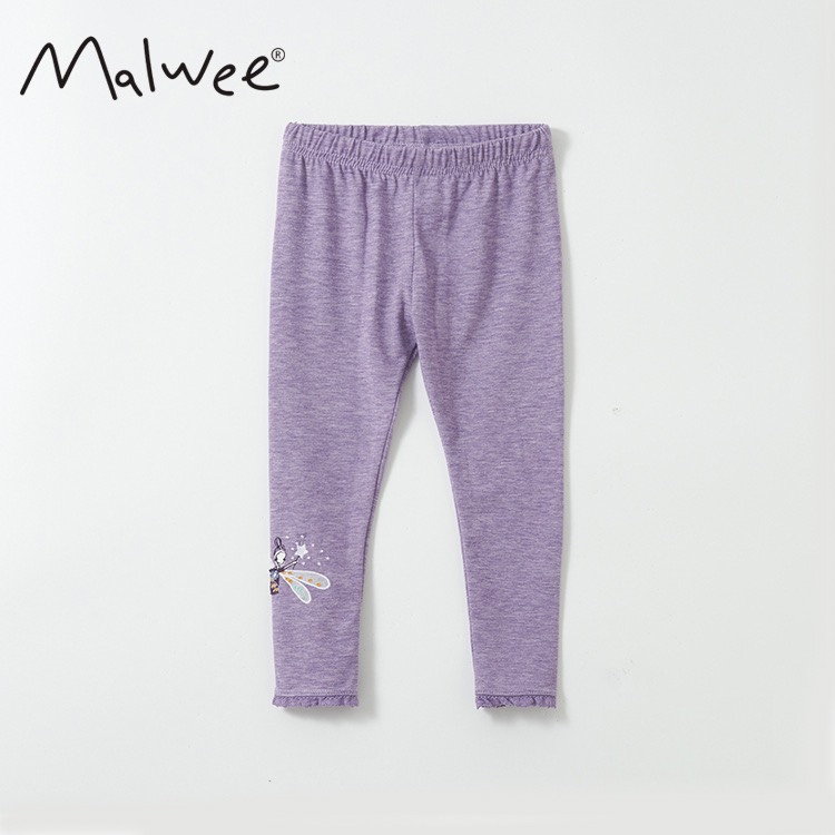 BST quần legging thu đông Malwee hoạ tiết cho bé gái 2-7 tuổi P1 - Little Maven Chính Hãng