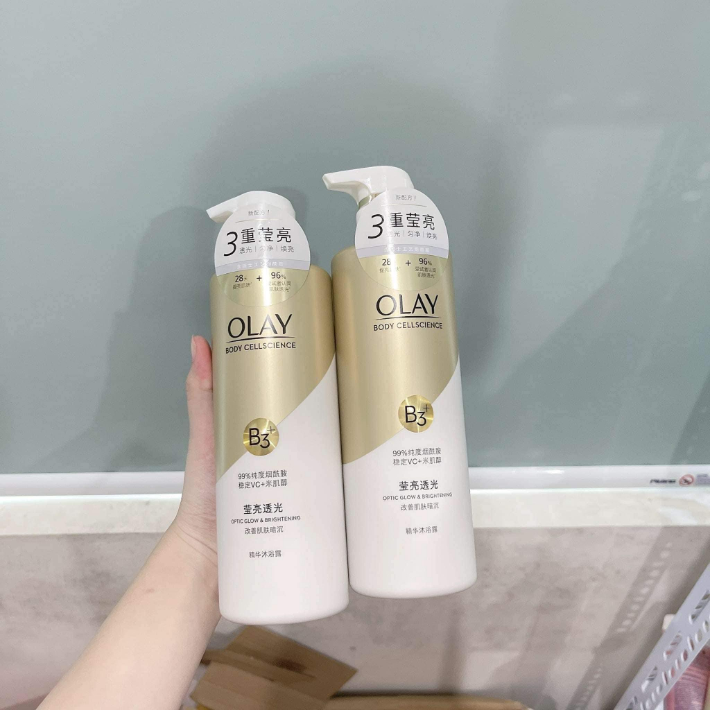Sữa Tắm OLAY B3 + Vitamin C Giúp Trắng Da Mờ Thâm 500ml