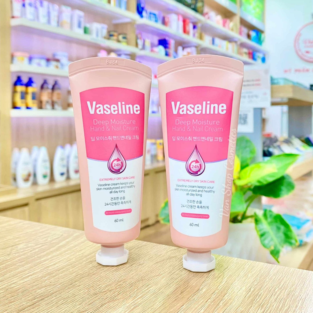 Kem Dưỡng Da Tay Và Móng Vaseline Deep Moisture Hàn Quốc 60ML