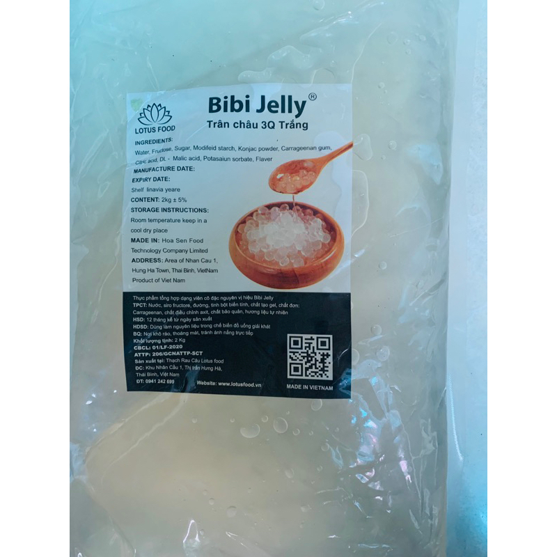 Trân châu giòn ăn liền gói 2kg