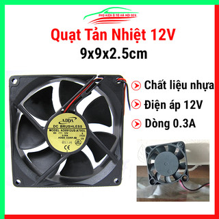 Quạt Tản Nhiệt Brushless 12V Tốc Độ Cao 9x9x2.5cm