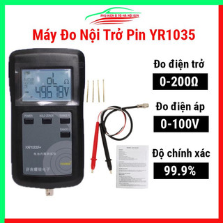 Máy đo chất lượng pin, máy đo nội trở - ác quy - YR1035+ nguồn 0-100V kiểm tra dòng xả pin ác quy chính xác 99.9%