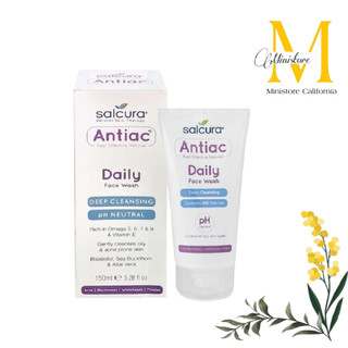 Sữa rửa mặt salcura antiac daily face wash - làm sạch da giảm mụn hiệu quả