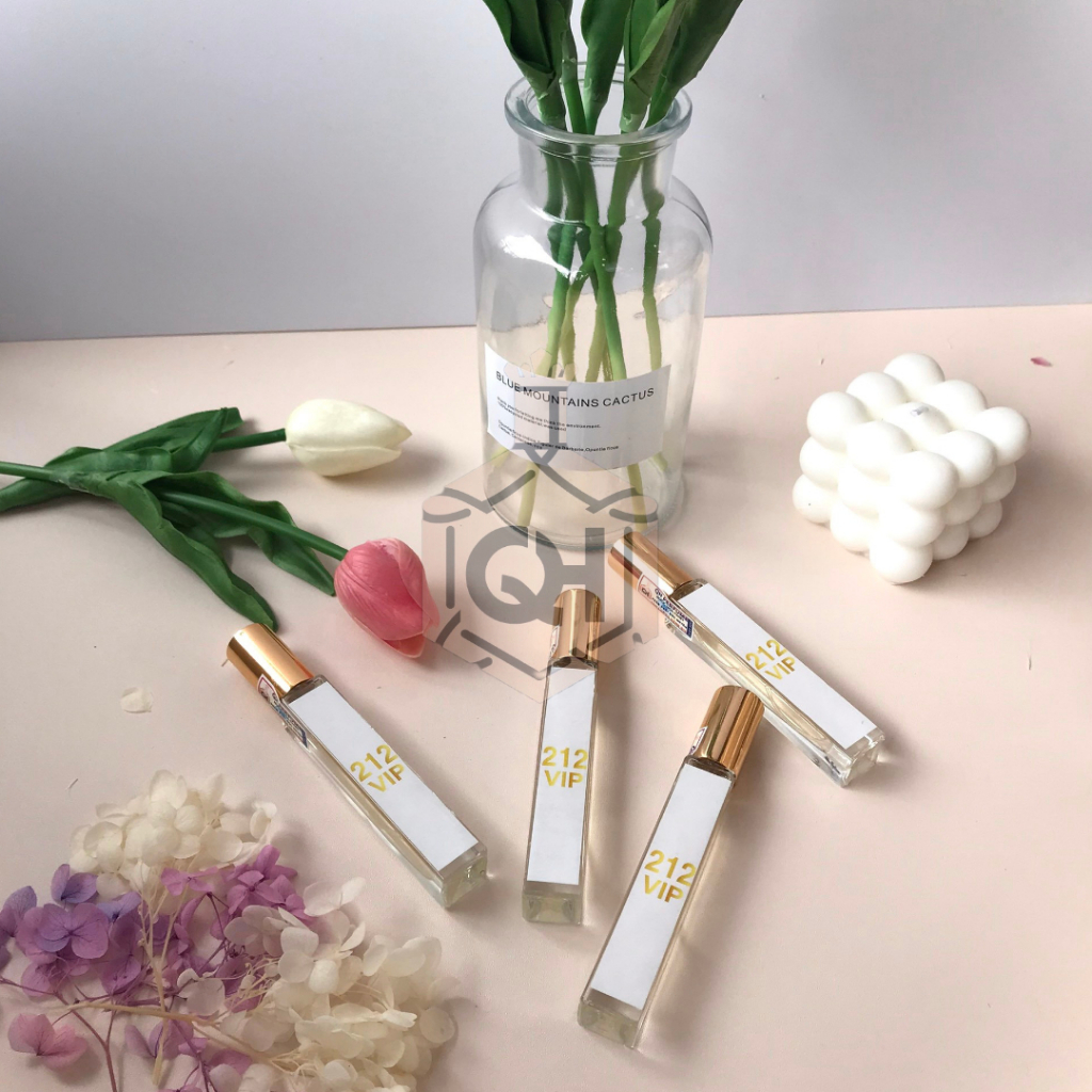 Nước hoa nữ 212 VIP Vàng chiết 10ml, Nước hoa nữ lưu hương thơm lâu