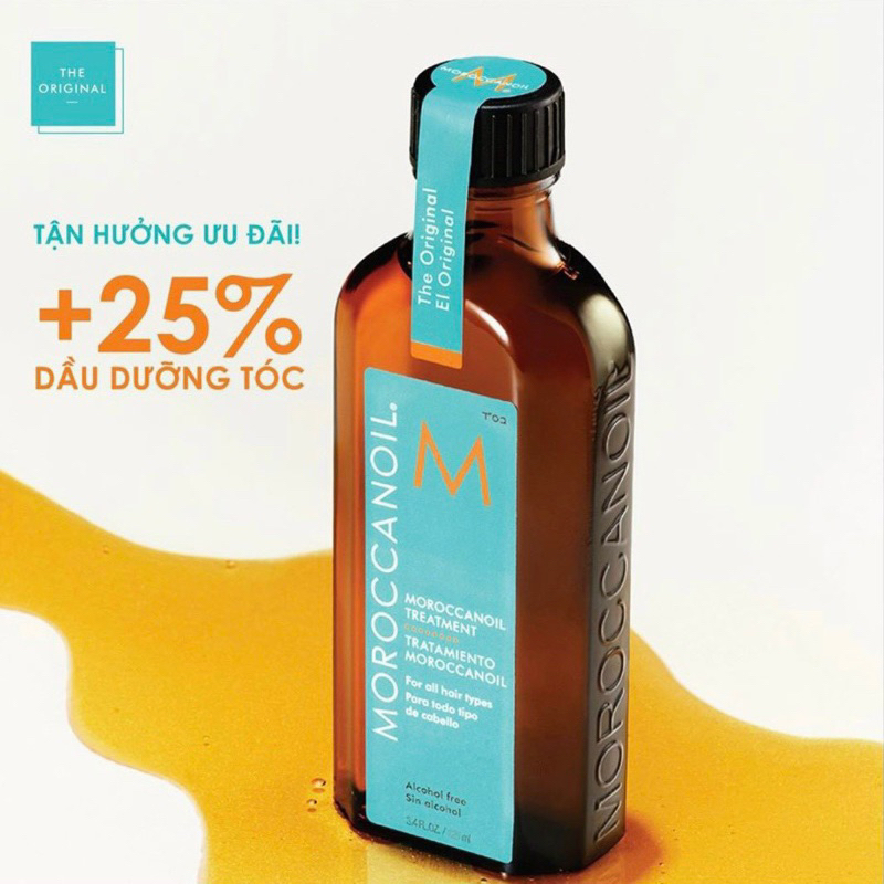 CÔNG TY- Tinh Dầu Dưỡng Tóc Moroccanoil Treatment 100ml( KHÔNG GƯƠNG)