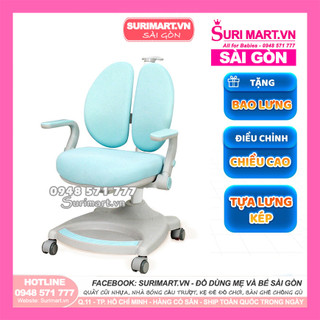 Ghế học sinh, ghế chống gù chống cận G19 cao cấp 2 lưng thoáng mát