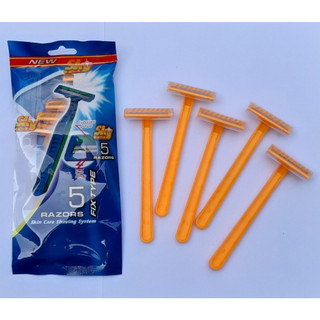 Bịch 5 cây Dao cạo râu Razors 2 lưỡi tiện dụng