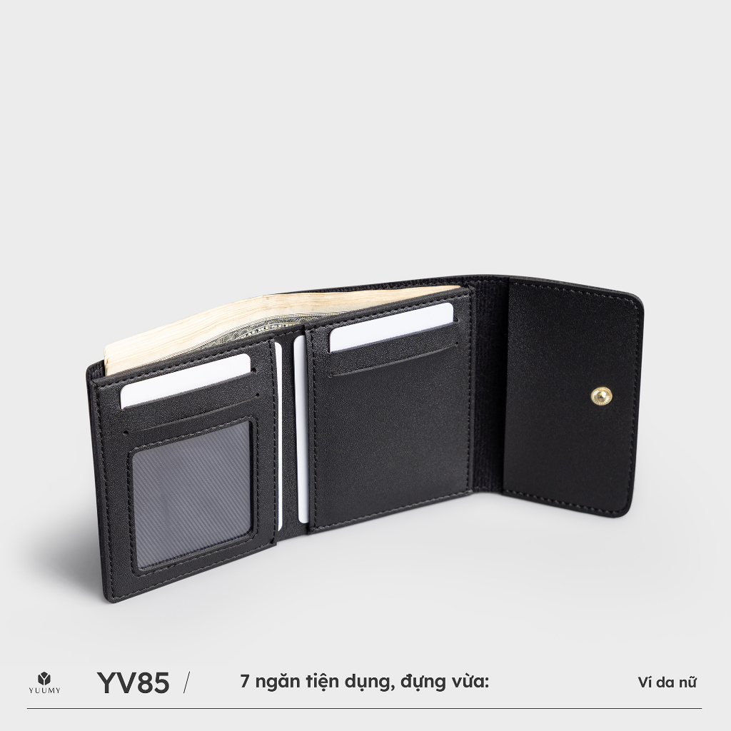 Ví da nữ gấp 3 mini YUUMY Seasand YV85