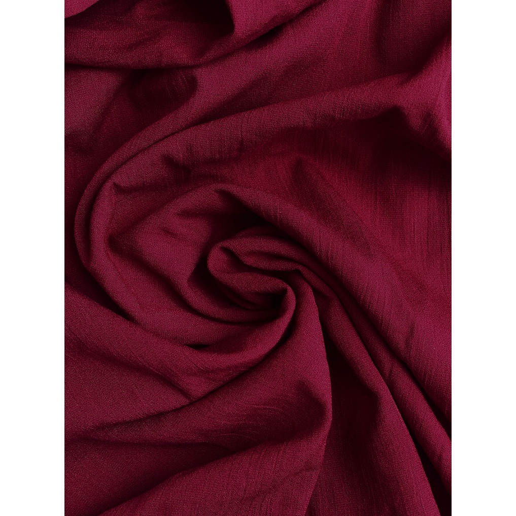 Đầm Linen maxi xếp li cổ khoét lưng SALOM - Lalin Dress