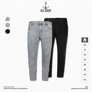 Quần jean nam phom slimfit Old Sailor - OSL SLIM JEANS - Big size upto 42 - 6619 - 6622